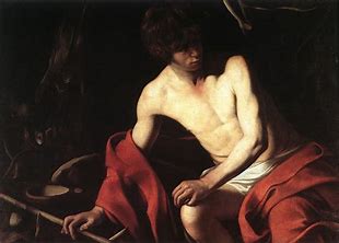 Image result for images caravaggio john the baptist